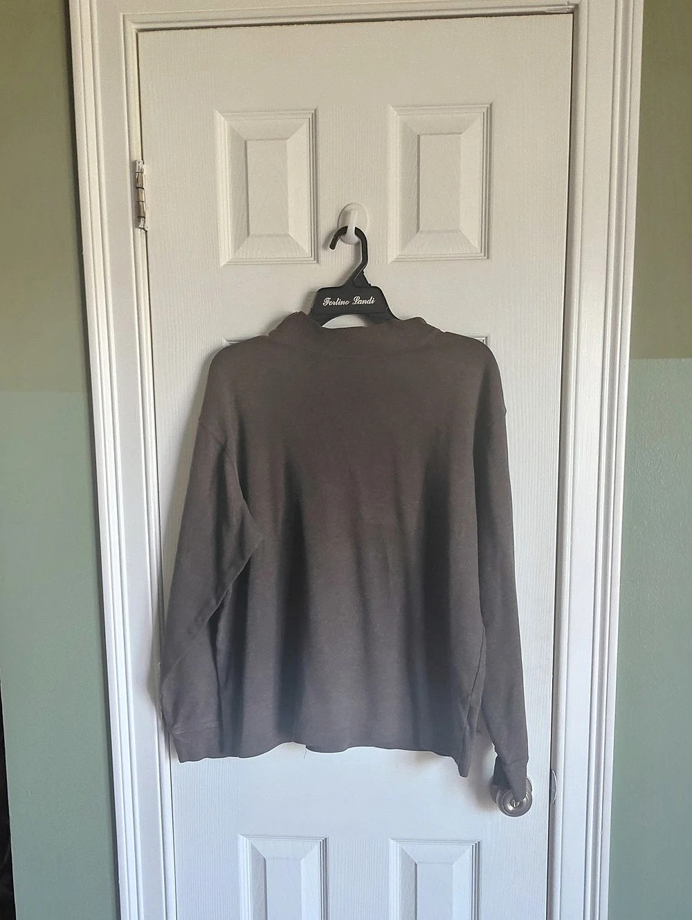 Basic Editions Brown Long Sleeve Top Size 6